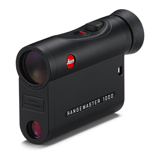 Leica CRF 1000-R Notice D'utilisation