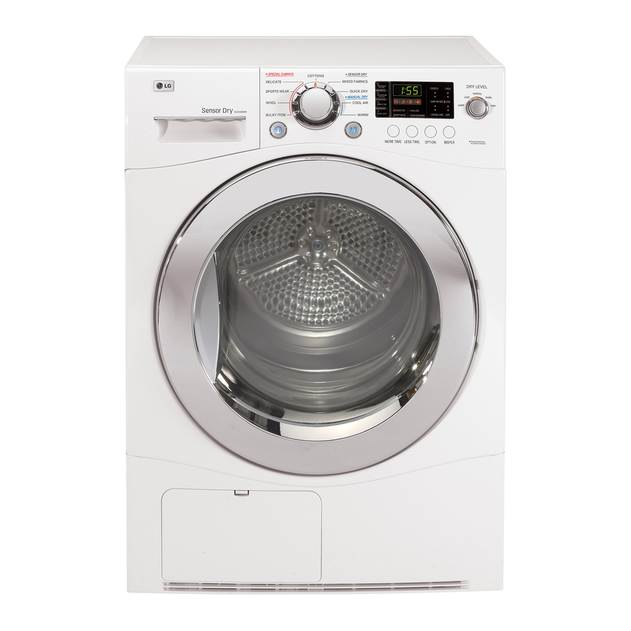LG DLEC855W Guide De L'utilisateur Et Directives D'installation