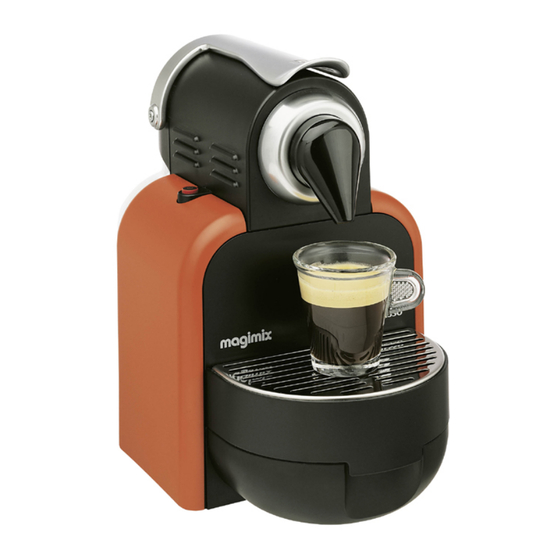 MAGIMIX NESPRESSO M100 Mode D'emploi