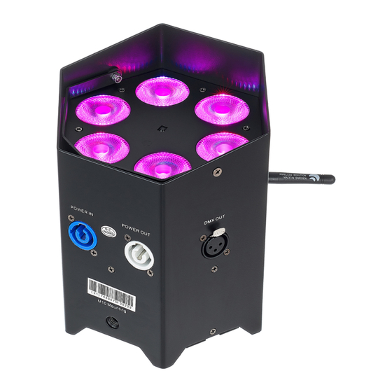 thomann STAIRVILLE BEL6 Battery Event Light 6x15W Notice D'utilisation