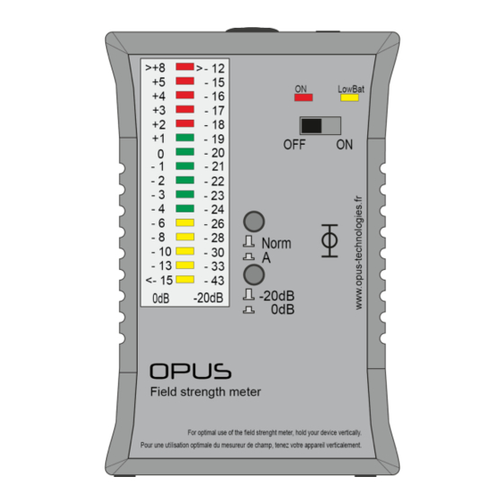 Opus Technologies OP-FSM Manuel D'installation