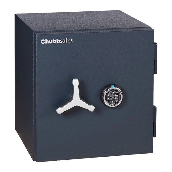 Chubbsafes Duoguard Guide D'utilisation Rapide