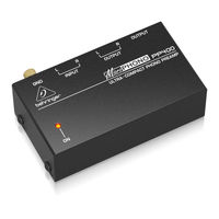 Behringer PP400 Mode D'emploi
