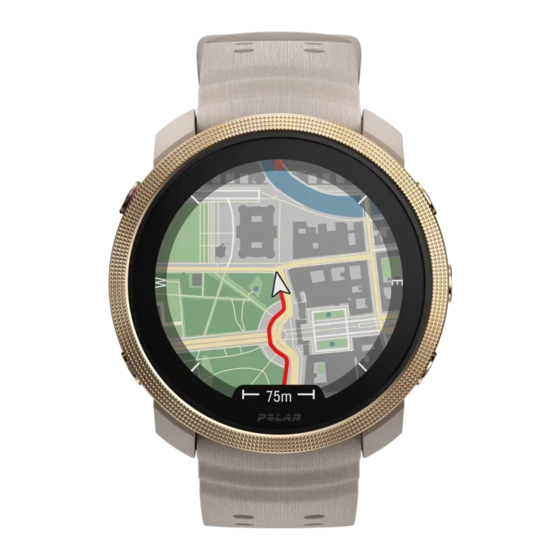Polar VANTAGE M3 Mode D'emploi