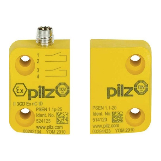 Pilz PSEN 1.1p-25 Manuel D'utilisation