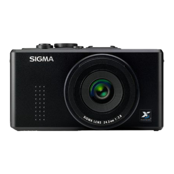 Sigma dp2 Mode D'emploi
