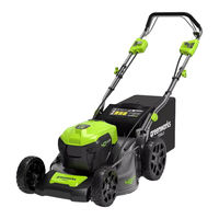 Greenworks Tools GD40LM46SP Manuel D'utilisation