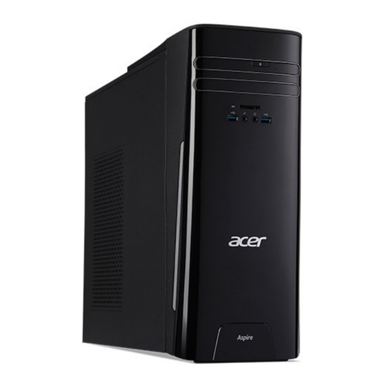 Acer Aspire TC-780-046 Manuel D'utilisation