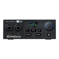 Presonus Revelator io24 Mode D'emploi