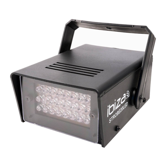 Ibiza Light STROBE20LED Manuels