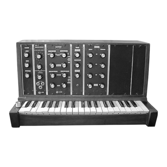 Arturia mini V Manuel De L'utilisateur