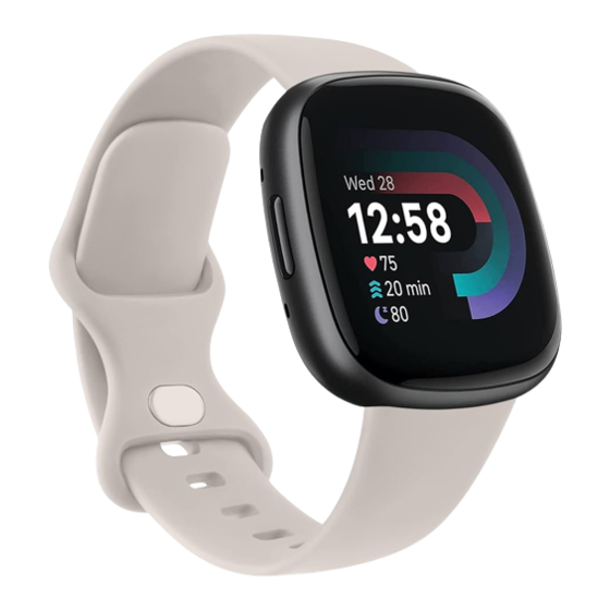 Fitbit VERSA 4 Manuel Utilisateur