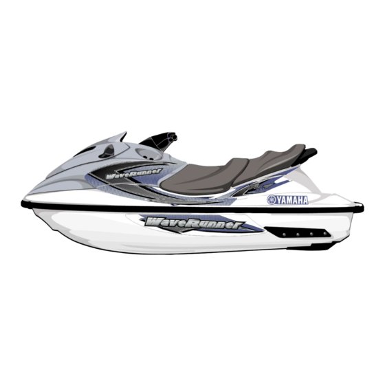 Yamaha WaveRunner XLT800 2003 Manuel De L'utilisateur