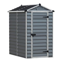Palram Skylight Shed - 4x6 Instructions De Montage