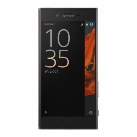 Sony Xperia XZ Guide De L'utilisateur