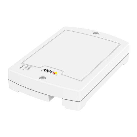 Axis A9161 Guide D'installation