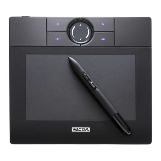 Wacom BAMBOO Manuel De L'utilisateur