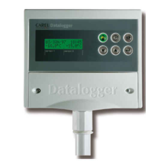 Carel Datalogger Manuel D'utilisation