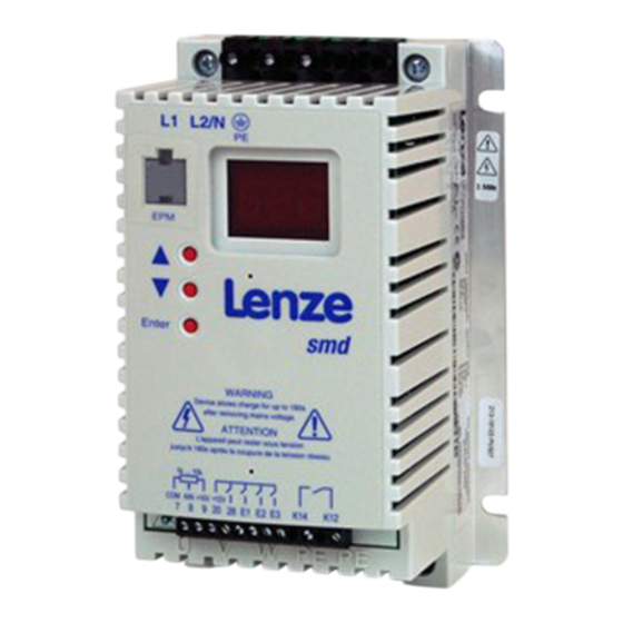 Lenze SMD Serie Instructions De Mise En Service