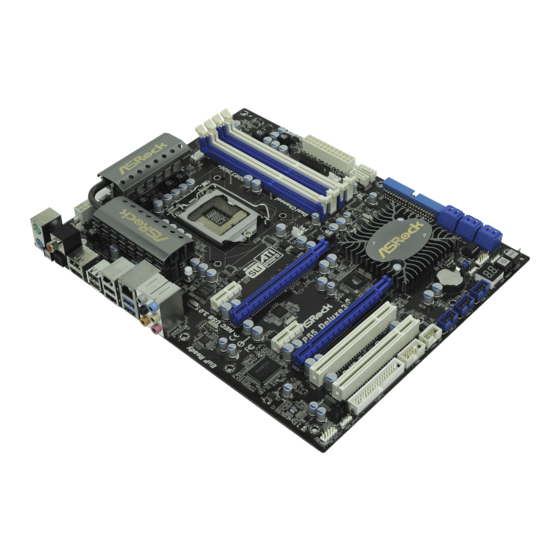 ASROCK P55 Deluxe3 Guide D'installation