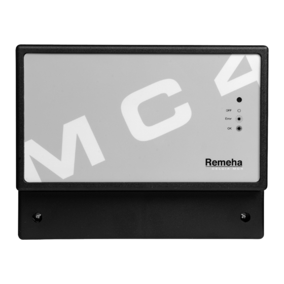 REMEHA Celcia MC4 Manuel D'installation Et D'utilisation