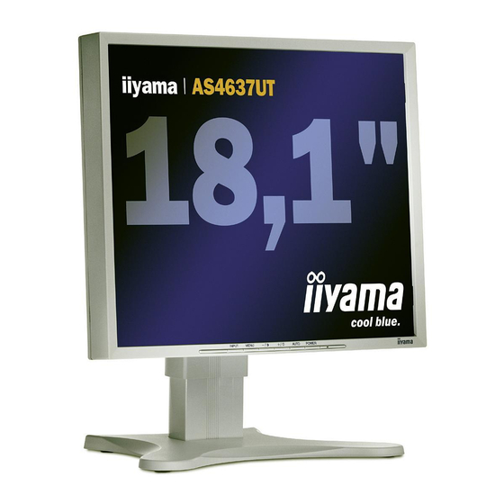 Iiyama AS4637UT Manuels