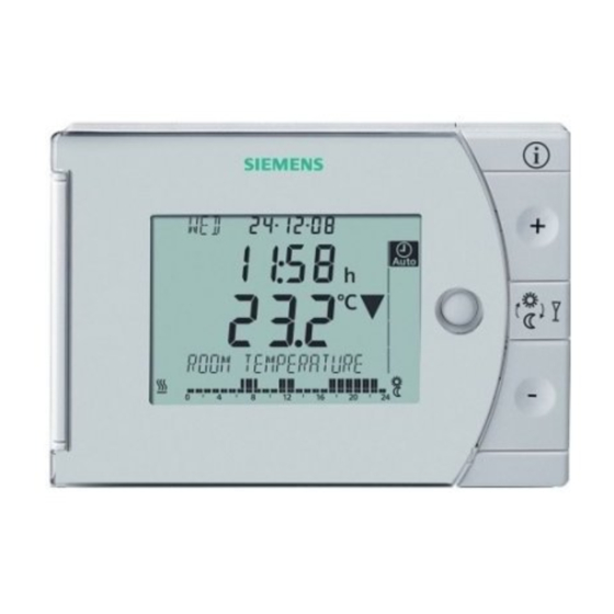 Siemens Rev17 Série Mode D'emploi