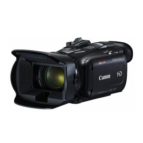 Canon Legria HF G26 Mode D'emploi