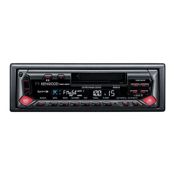 Kenwood KRC-394 Mode D'emploi