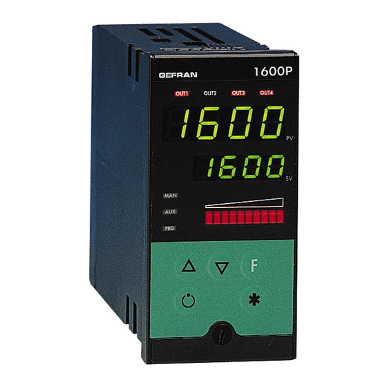 gefran 1600P Manuel D'utilisation