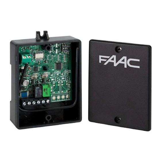 FAAC XR2 433 C Guide Rapide