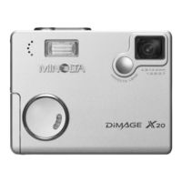 Minolta DIMAGE X20 Mode D'emploi