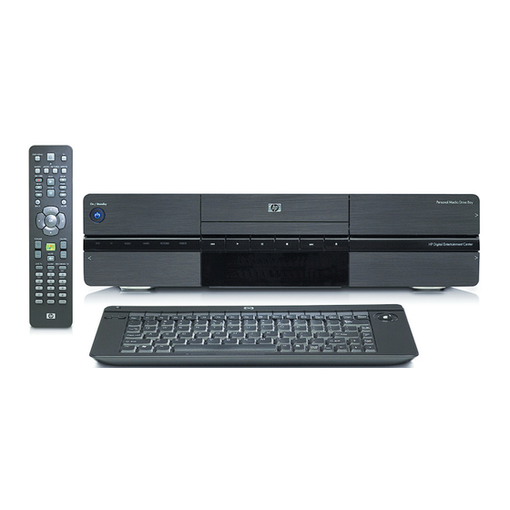 HP Digital Entertainment Center z545 Manuel De L'utilisateur