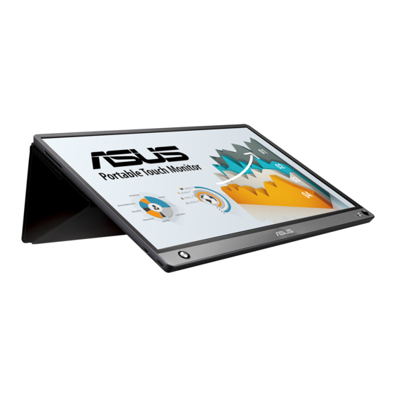 Asus ZenScreen Touch MB16AMT Guide De L'utilisateur