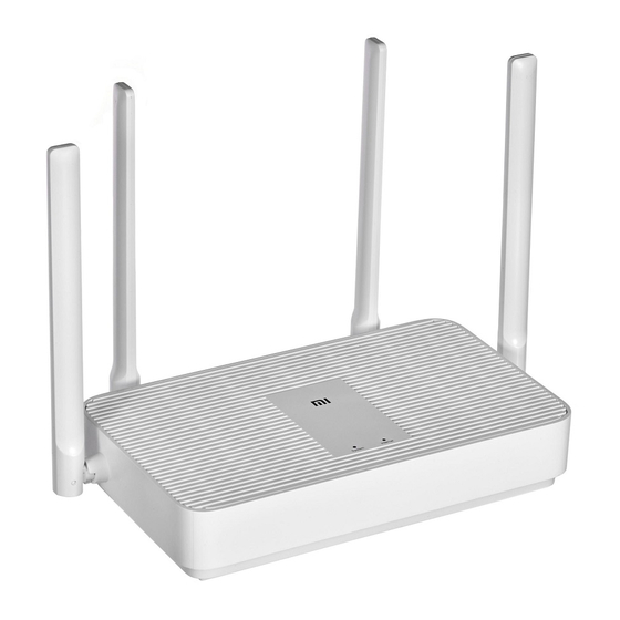 Xiaomi Mi Router AX1800 Mode D'emploi