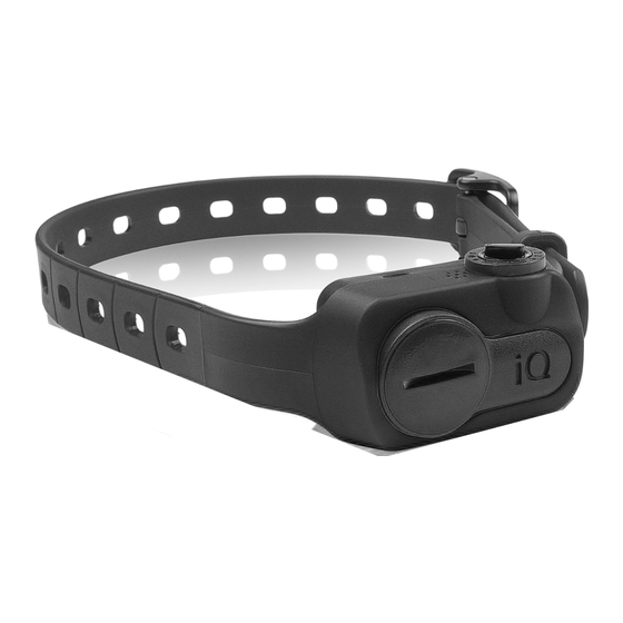 iQ Pet No Bark Collar Guide D'utilisation