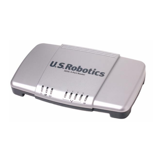 USRobotics ADSL 4-Port Router Manuels