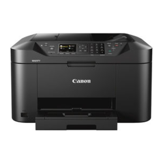 Canon MB2100 Serie Manuel En Ligne