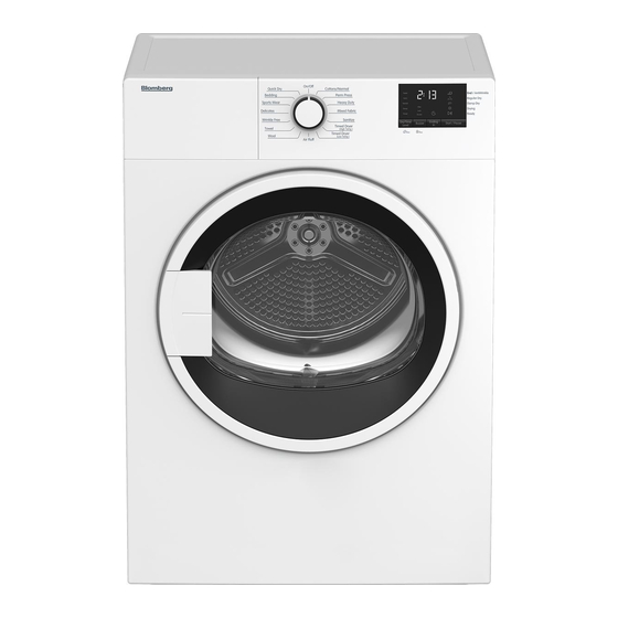 Blomberg DV 17600 W Manuel D'utilisation