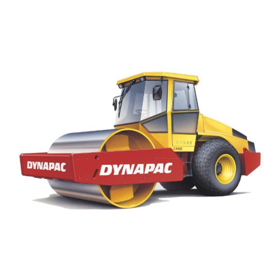 Dynapac CA 602 Manuel D'instructions