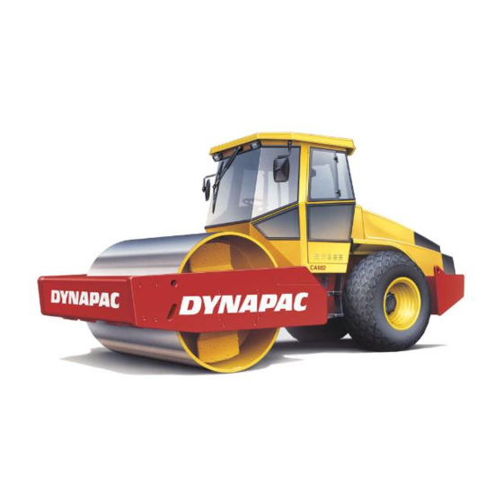 Dynapac CA 602 Entretien