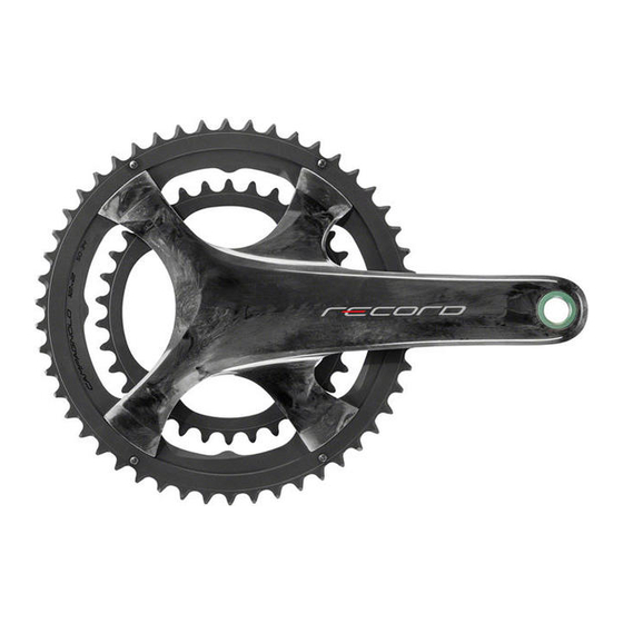 CAMPAGNOLO SUPER RECORD Mode D'emploi