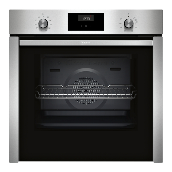 NEFF B3CCE2A 0 Serie Notice D'utilisation Et De Montage