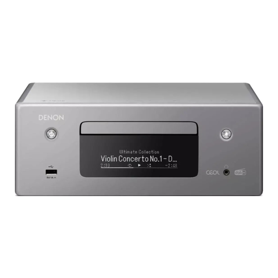 Denon CEOL RCD-N11DAB Manuel De L'utilisateur