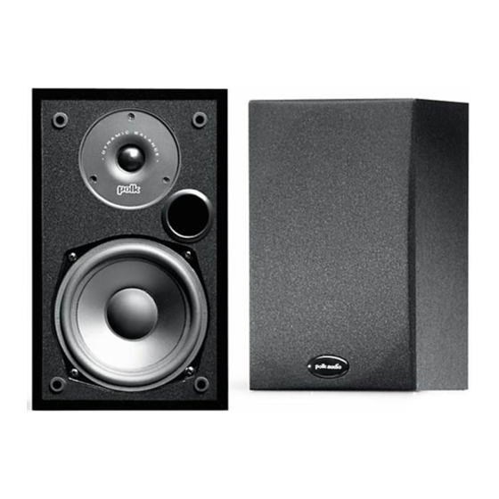 Polk Audio R Serie Mode D'emploi