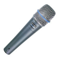 Shure BETA 57A Mode D'emploi