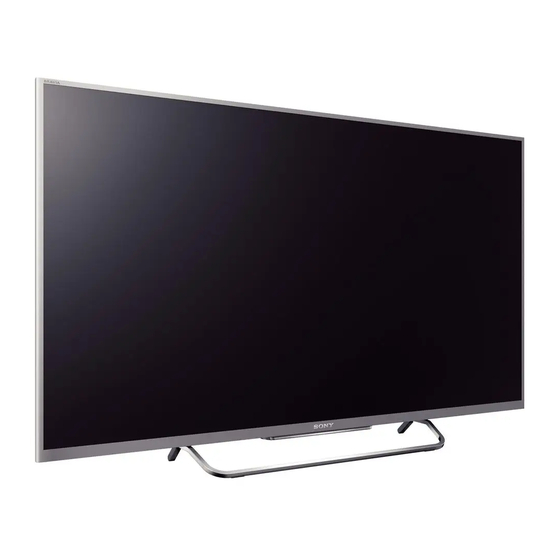 Sony BRAVIA KDL-42W706B Manuel