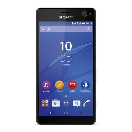 Sony Xperia C4 dual Guide De L'utilisateur