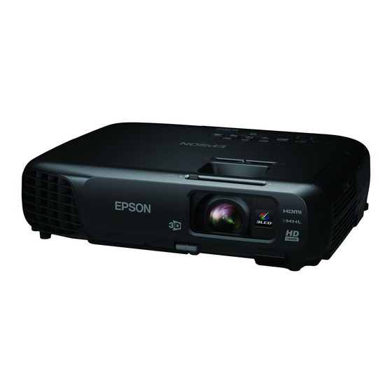 Epson EH-TW570 Guide De L'utilisateur