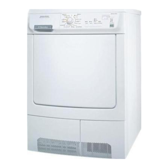 Electrolux EDC 77550 W Notice D'utilisation